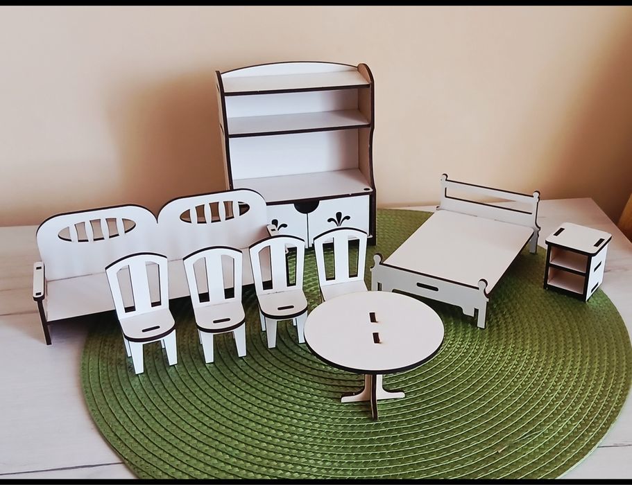 Іграшкові меблі для міні ляльок