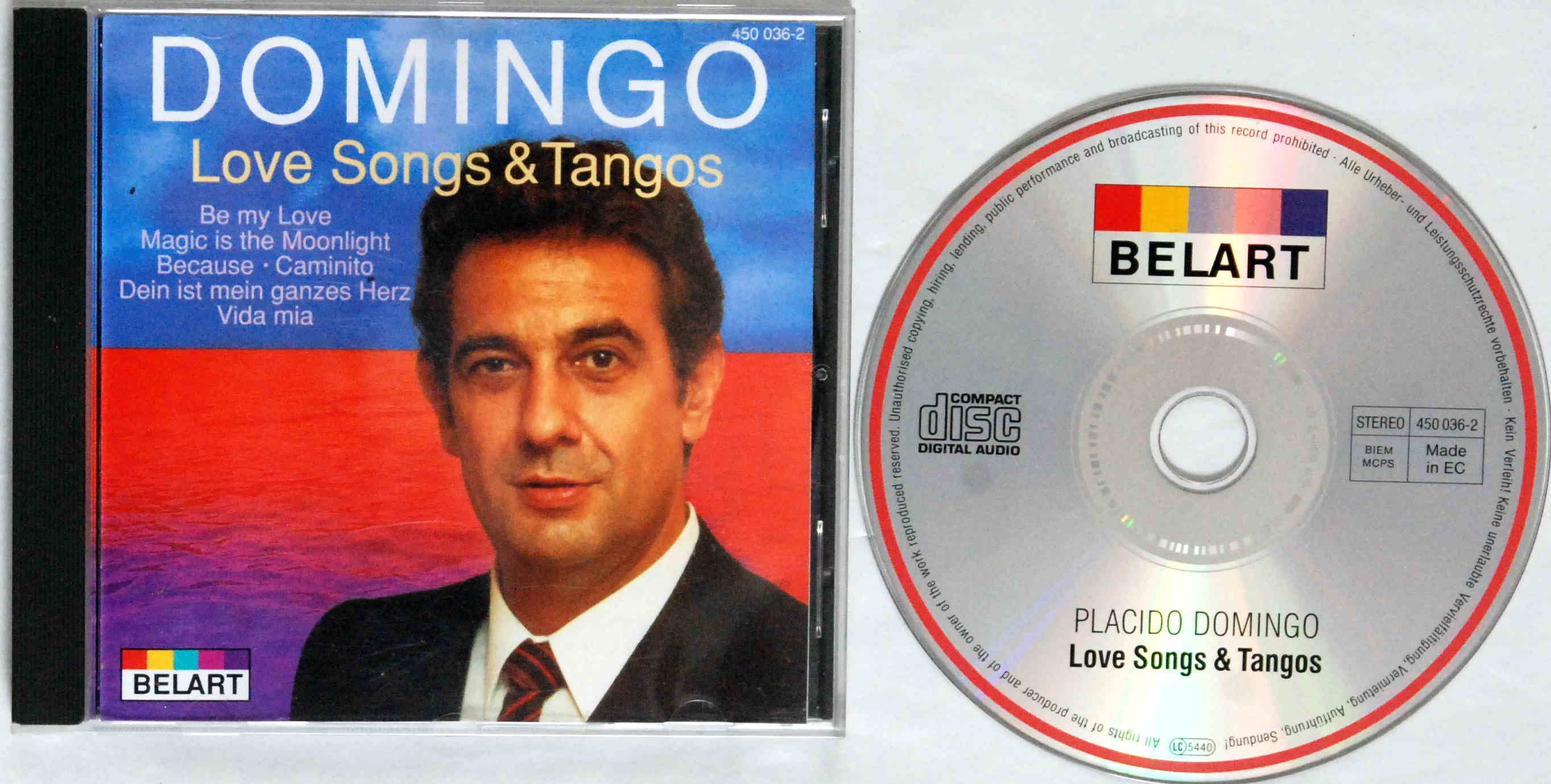 (CD) Placido Domingo - Love Songs & Tangos s.BDB