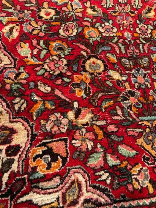 Wełniany r.tkany dywan perski Iran Hamadan 215x116 galeria 7 tys