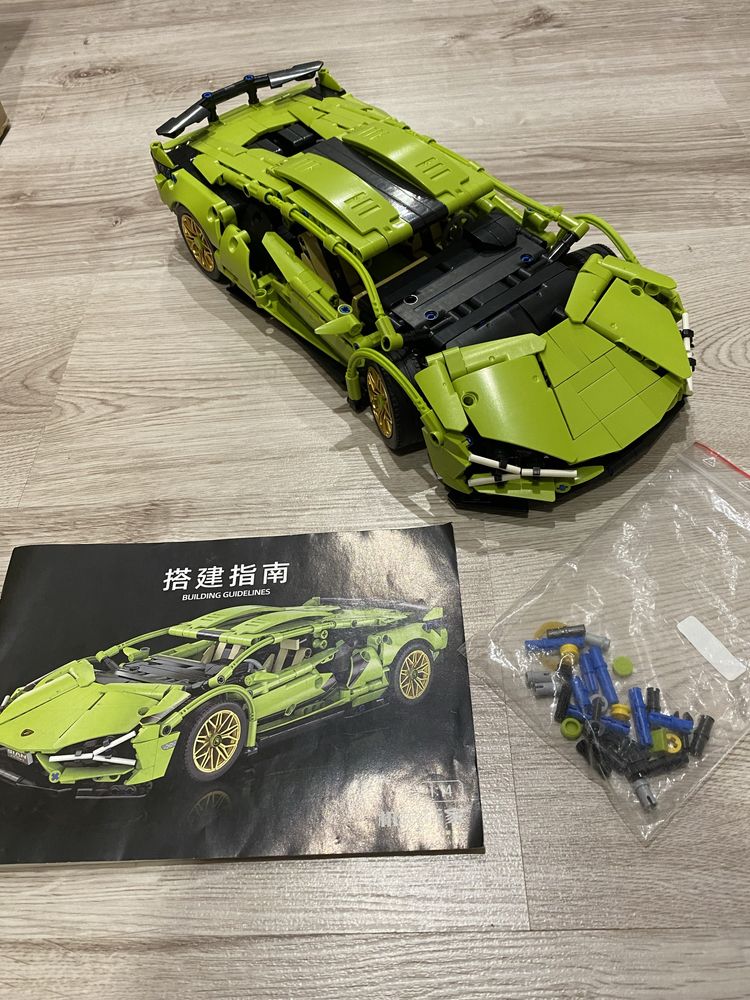 Samochód Lamborghini z klocków jak Lego