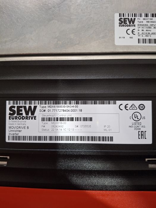 Інверторний перетворювач частоти SEW-EURODRIVE