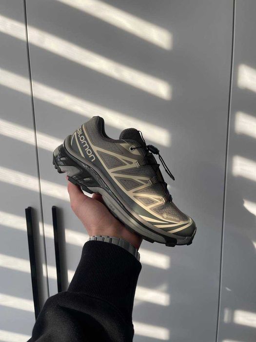 Кросівки зимові Salomon XT-6 Gore-Tex Vintage Khaki premium
