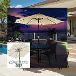 PARASOL z oświetleniem LED beżowy 300x240cm DUŻY wybór OUTLET