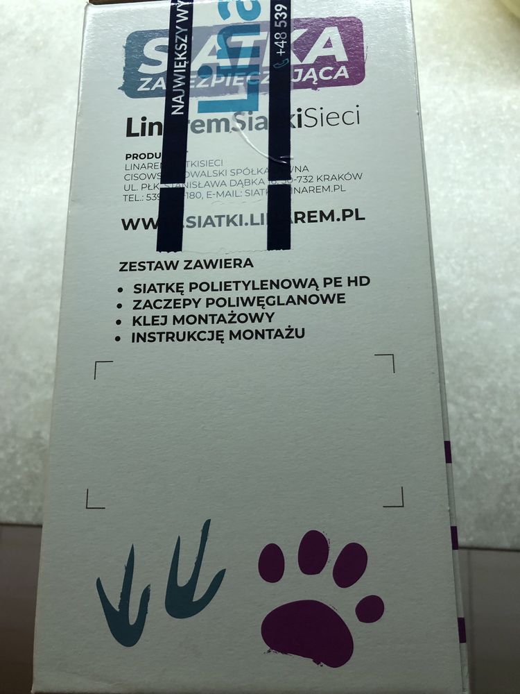 Siatka na balkon przeciw ptakom bez wiercenia