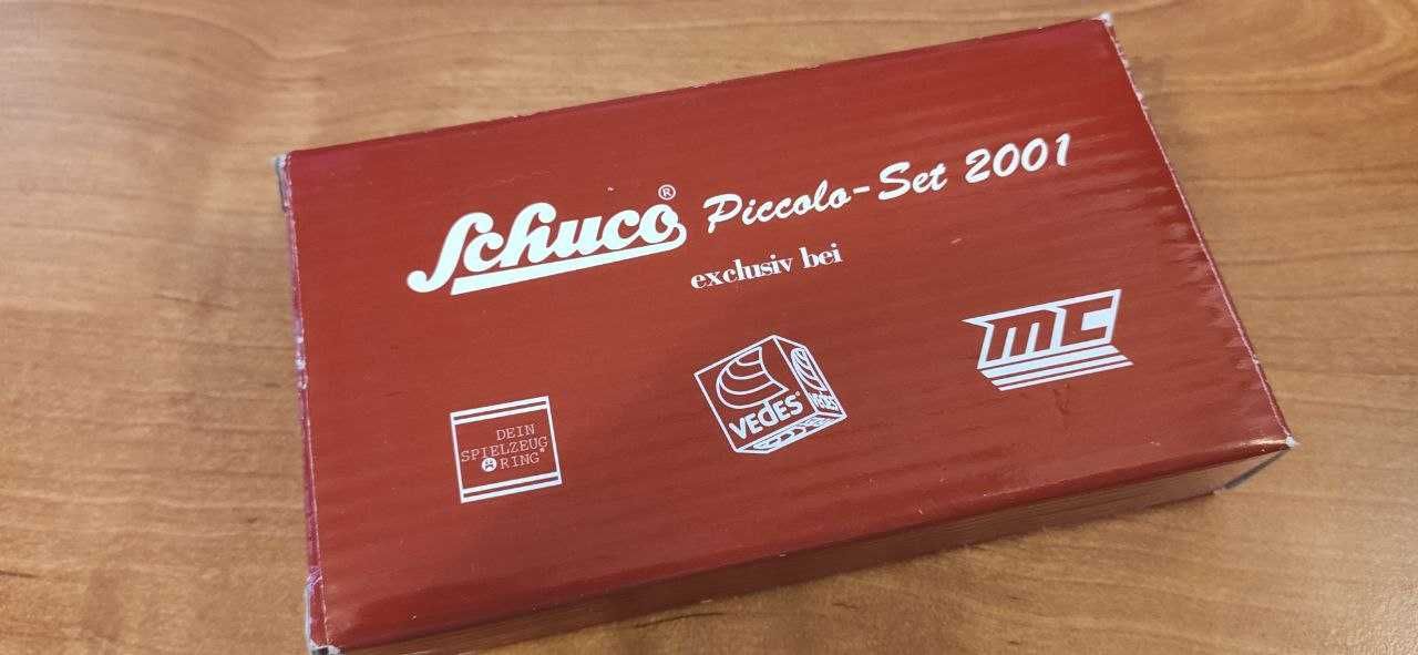 Schuco 01719 Piccolo Set 2001 DKW Metzgerwagen VW Bus MB 170V OVP