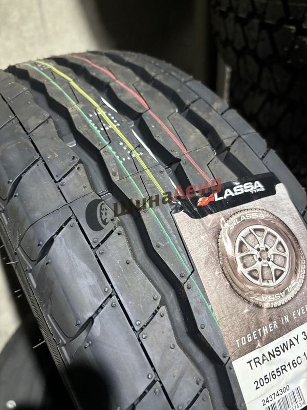 Літні шини 205/65 R16C Lassa Transway 3 - BRIDGESTONE GR, ВIДЕООГЛЯД