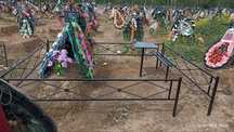 Оградки огорожі на кладовище
