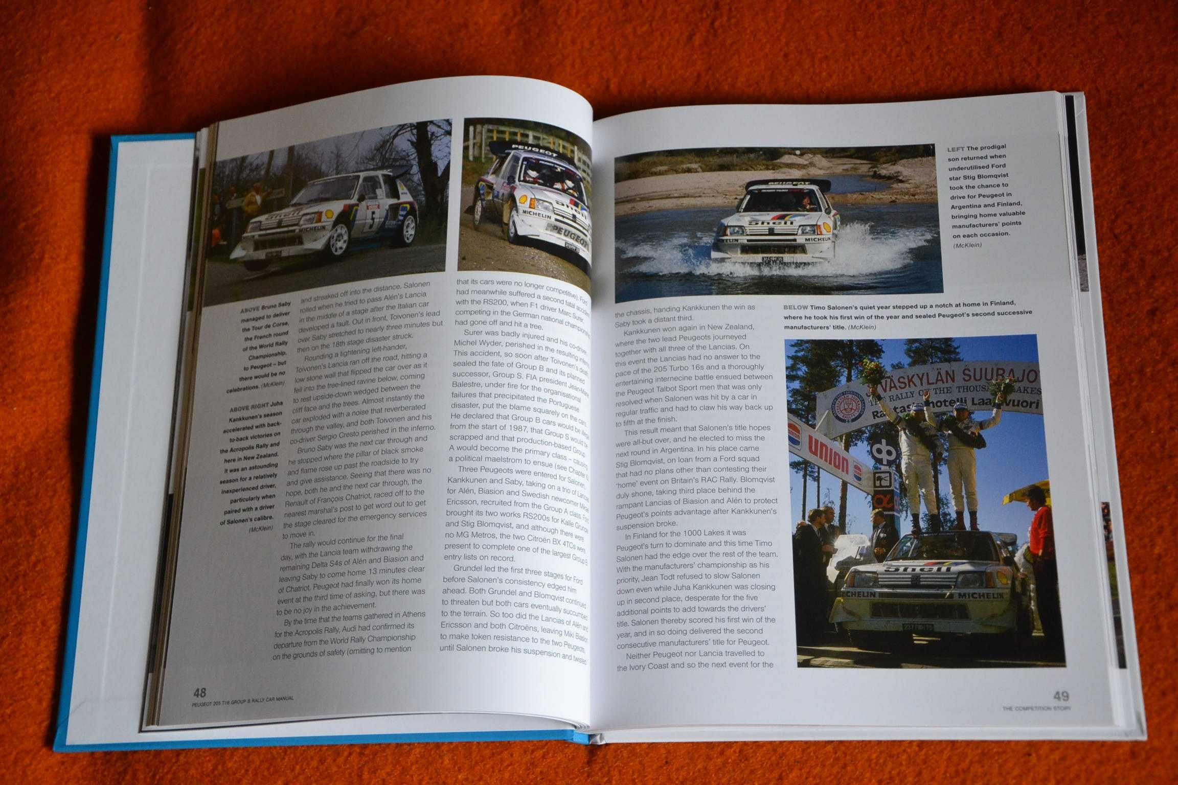 album WRC Peugeot 205 T16 83 88 Group B Haynes Manual