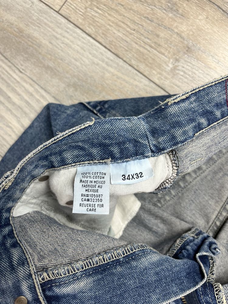 Niebieskie spodnie jeansowe męskie Quikjeans rozmiar 34 L quiksilver