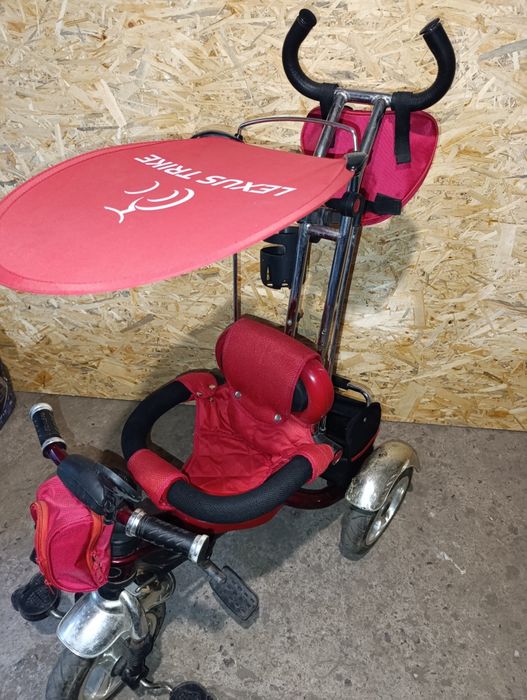 Детский велосипед с родительской ручкой