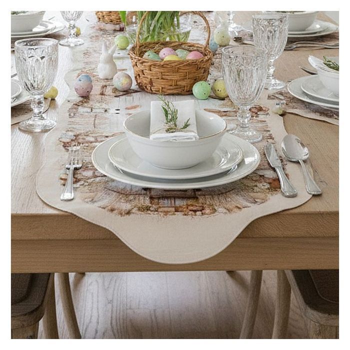 Bieżnik Lapin 30x60 cm DomoweTekstylia | WNL603 060 | Święta Wielkanoc