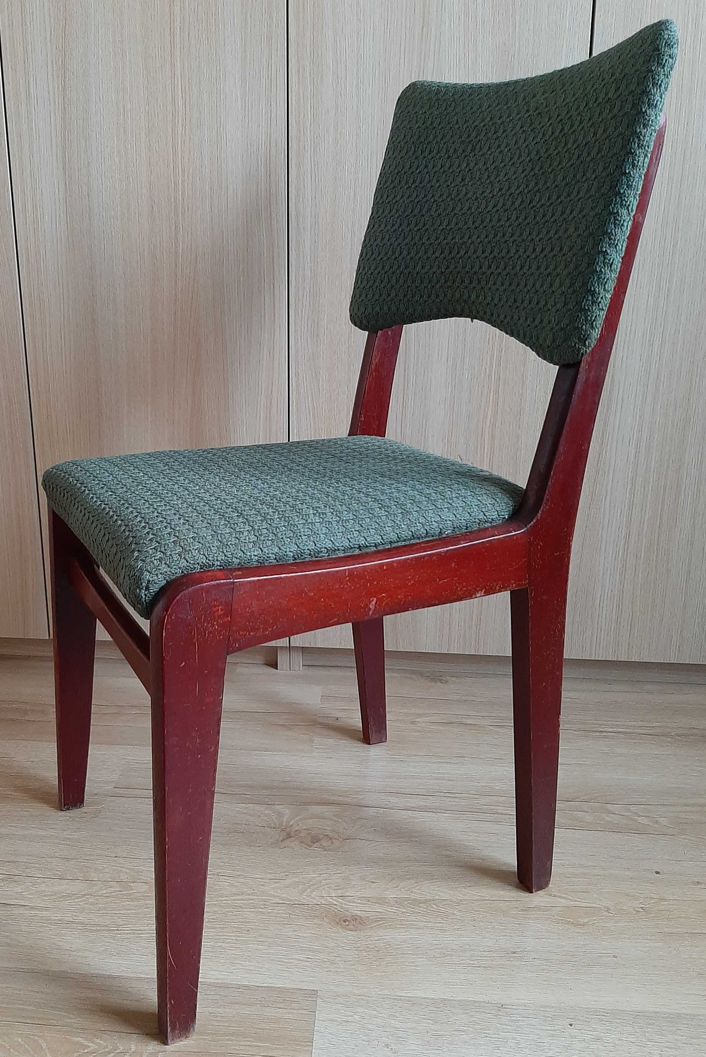 Krzesła Hałas motylki 296 PRL vintage