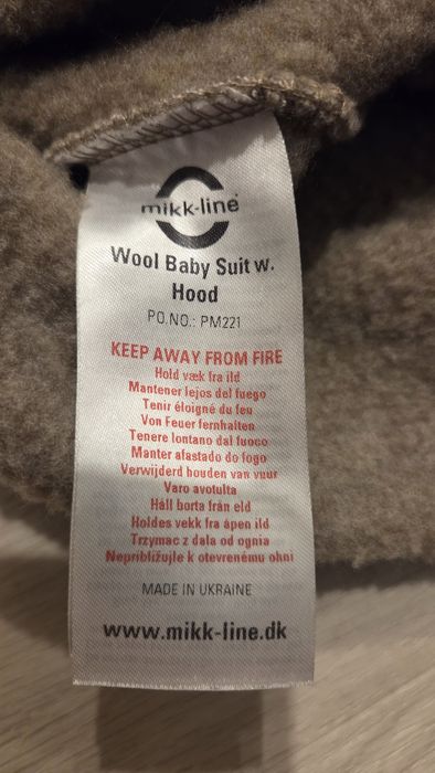 Kombinezon- 95%  MERINO WOOL