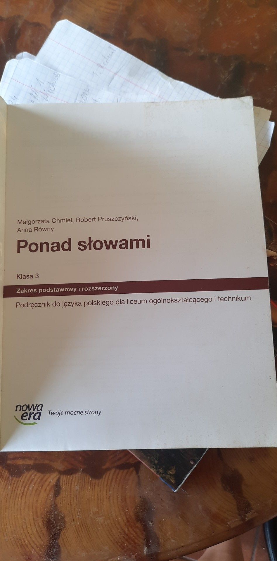 Ponad słowami klasa 3