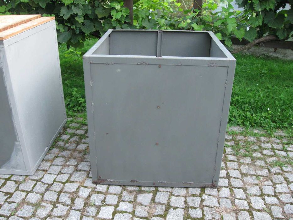 Skrzynia stalowa na zboże 90x90x100 800l lub 87x91x91 720l