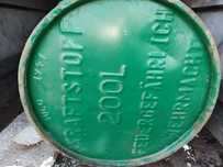 beczka III Rzesza Kraftstoff, 200 Ltr, feuergefährlich, Wehrmacht 1941