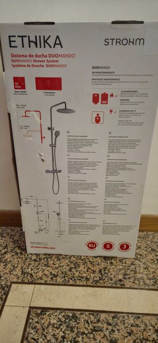 Sistema de duche duo