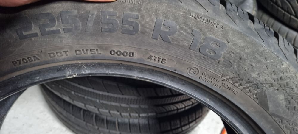 225/55 r18 VREDESTEIN 2 opony ZIMOWE 7,5 mm bieżnika SUPER STAN wysyłk