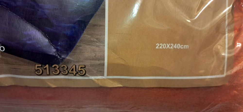 Cobertor de casal novo embalado