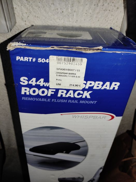 Barras tejadilho Whispbar S44 (92/102cm)