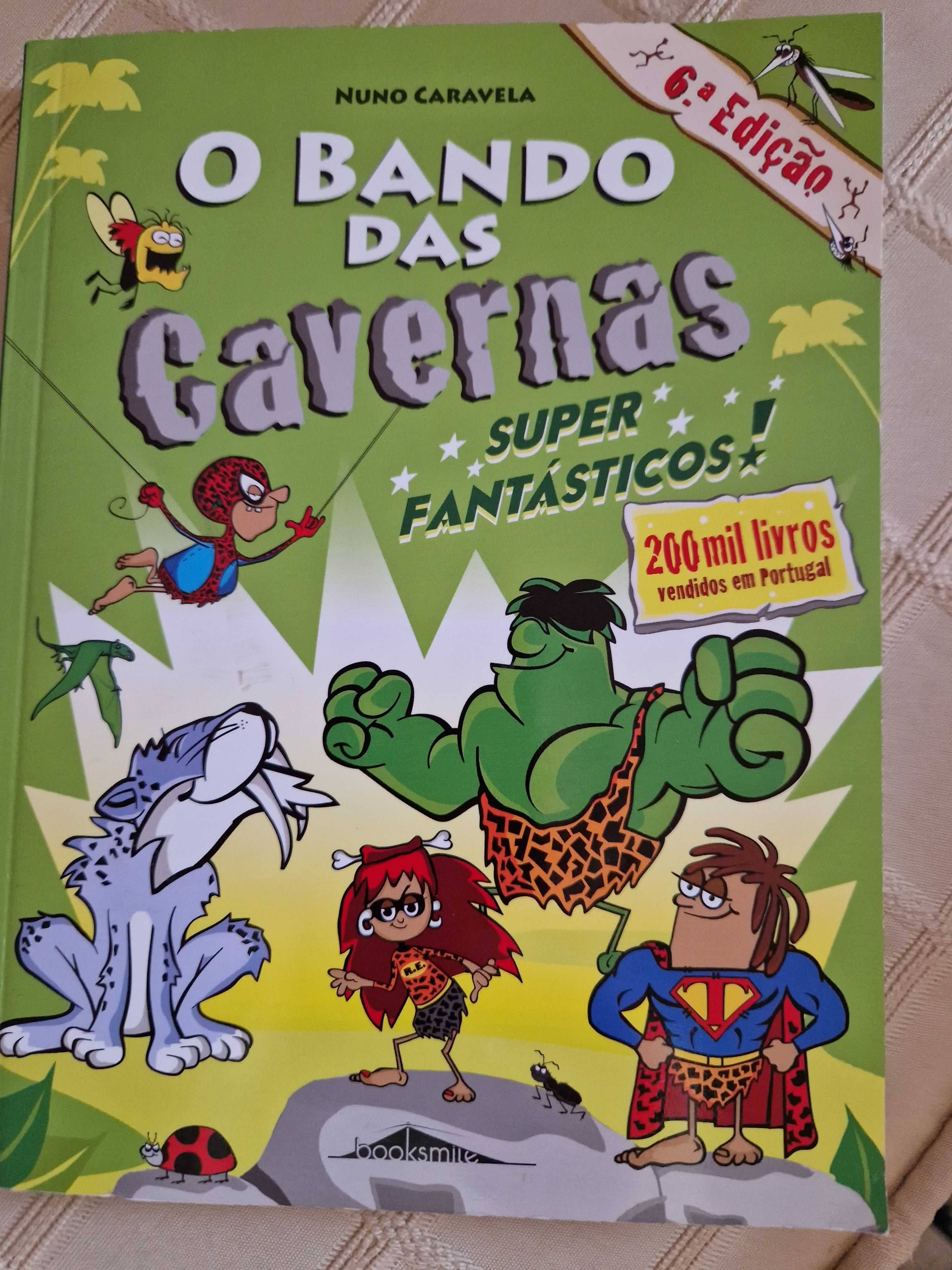 Livro O Bando das cavernas n.º 5 "Super Fantásticos"