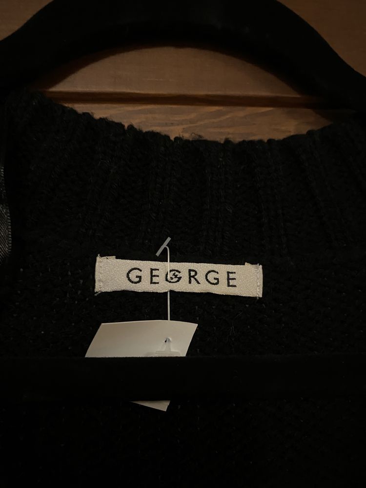 Sukienka swetrowa dzianinowa sweter 40 / 42 L XL George