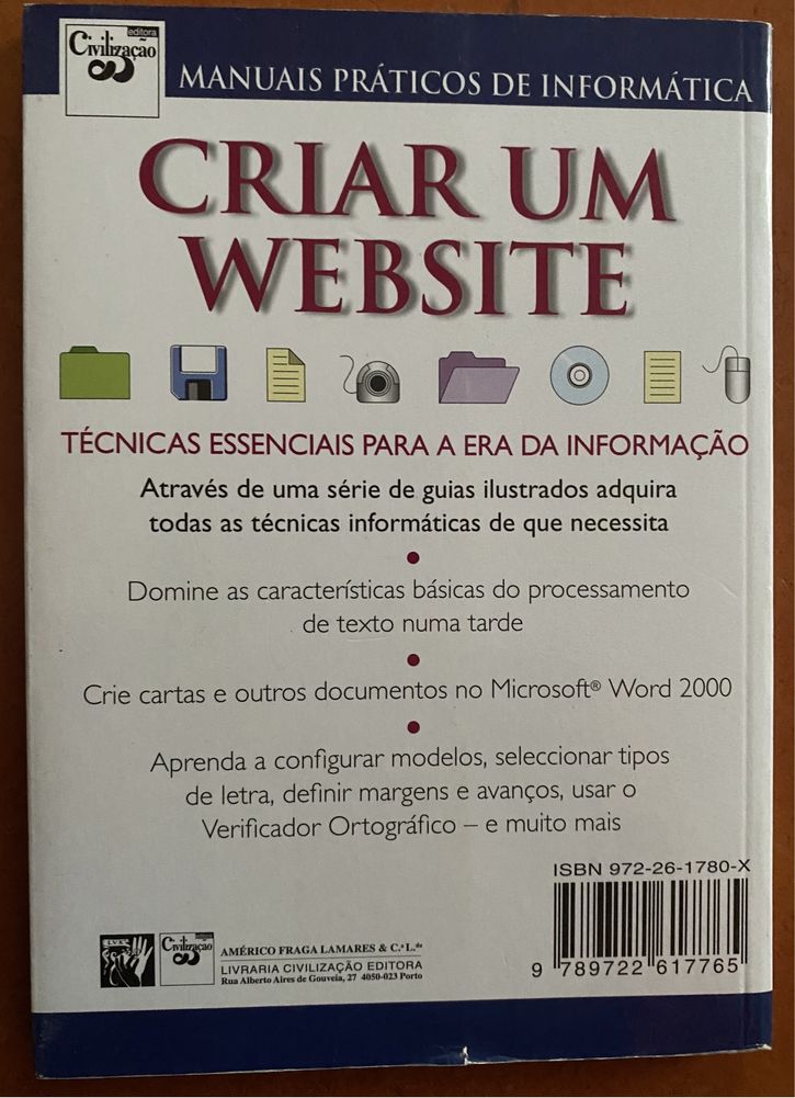 Livro “Criar um Website”