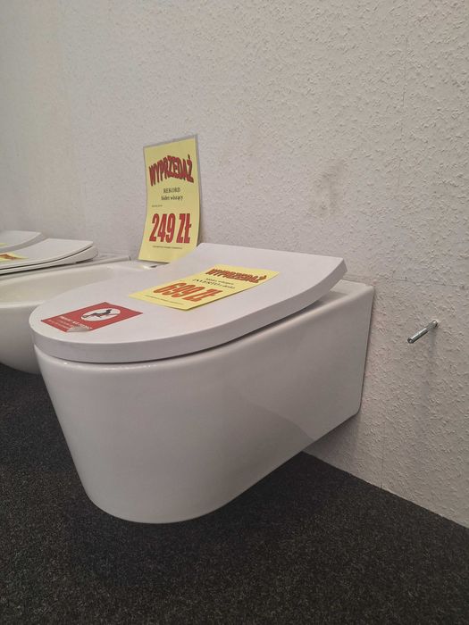 Miska WC Wisząca Cersanit  Inverto + Slim Wrap