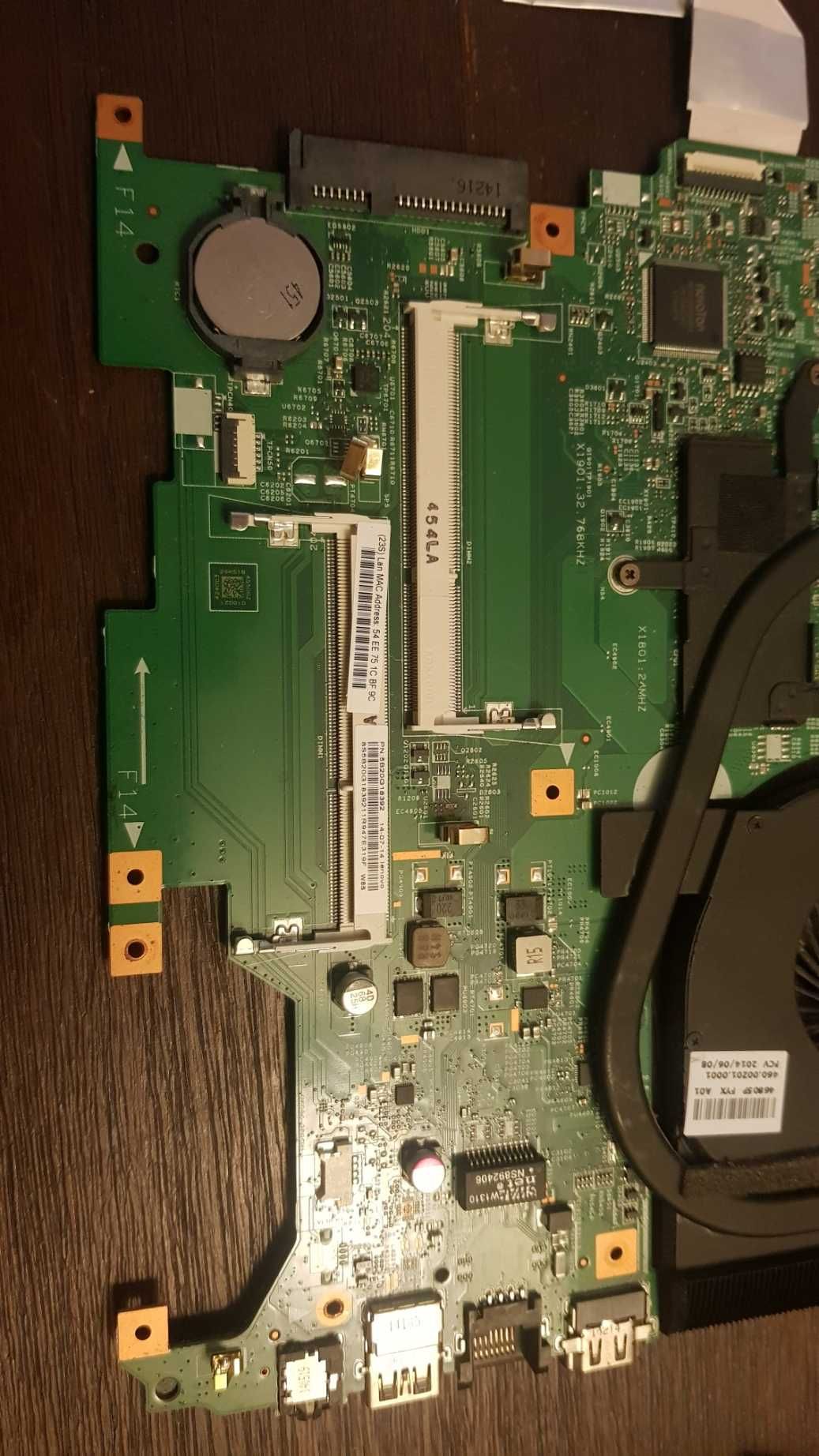 Laptop Lenovo Flex 2-15 płyta główna, komplet