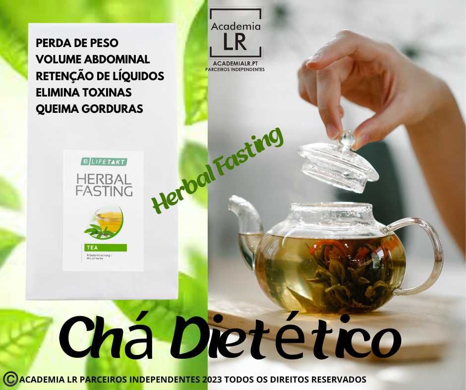 Perca peso naturalmente com o nosso Chá Seca Barrigas Herbal Fasting