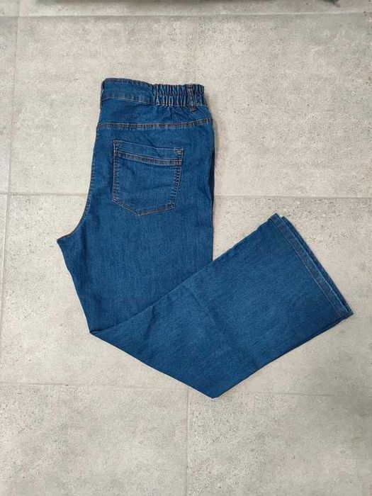 Bootcut Leg 18 46 3XL XXXL jeansy dżinsy dzwony szeroka nogawka