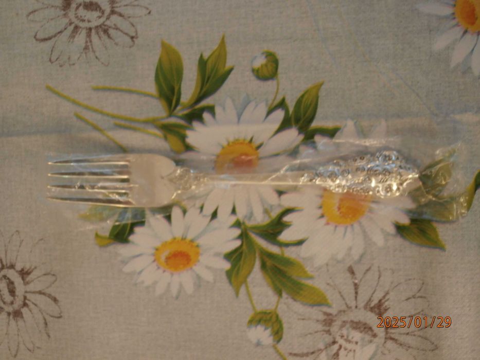 Zestaw sztućców 32 elementy stal posrebrzana / platerowana NOWY