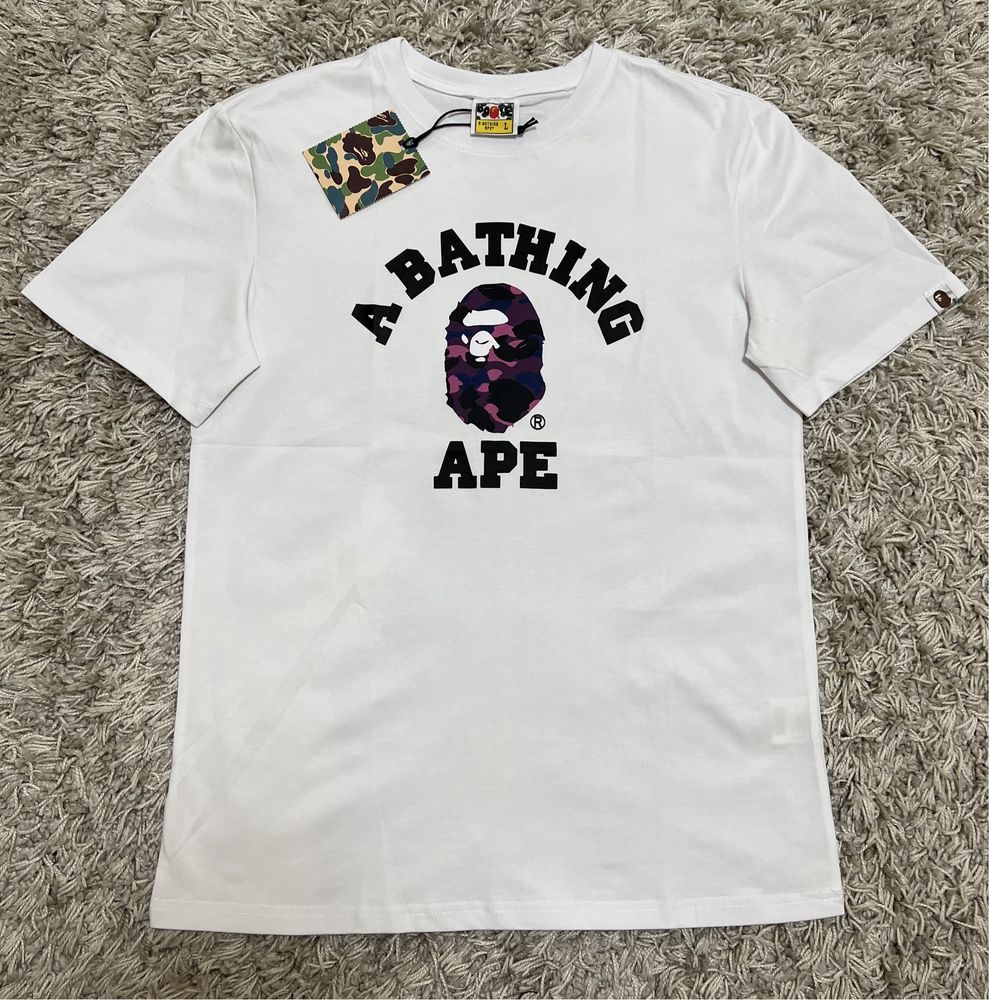 Bape a bathing ape off white футболка