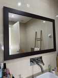 3 espelhos decorativos wengue
