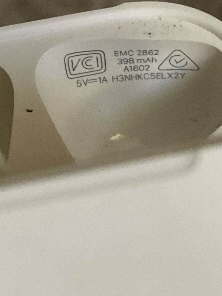 Słuchawki AirPods a1602