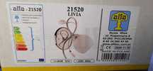Lampa ścienna, kinkiet Alfa Livia 21520
