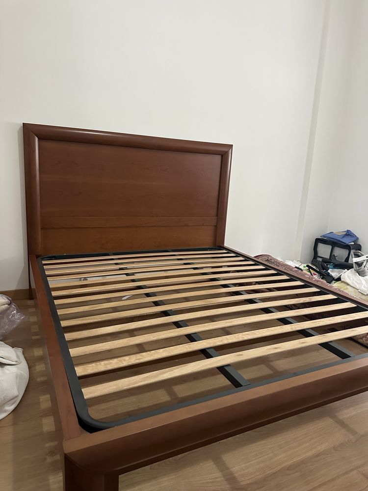Cama de casal madeira maciça 160cm