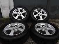 Alufelgi CMS 16 cali 5x112 VW, Audi, Seat, Skoda + opony zimowe 8mm