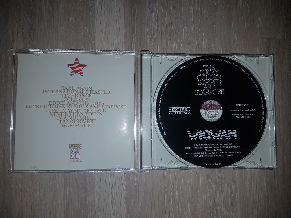 Wigwam - The Lucky Golden Stripes and Strapose CD (rock progresywny)