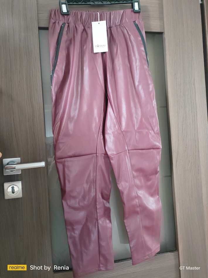 Spodnie Minouu M nowe bordo !!!