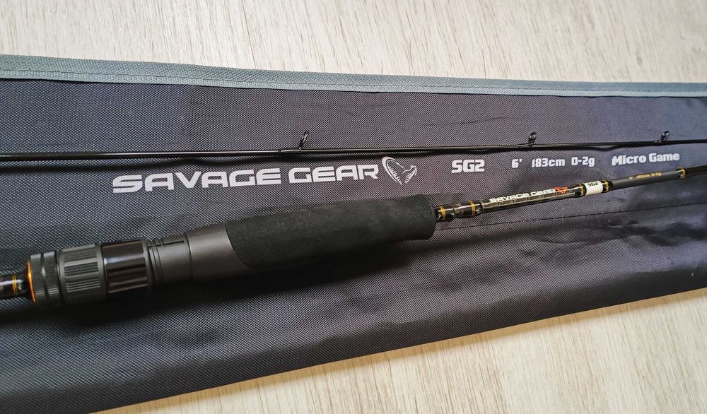 OPORTUNIDADE!Cana Savage Gear SG2 Micro Game 1.83m 0-2g SUL