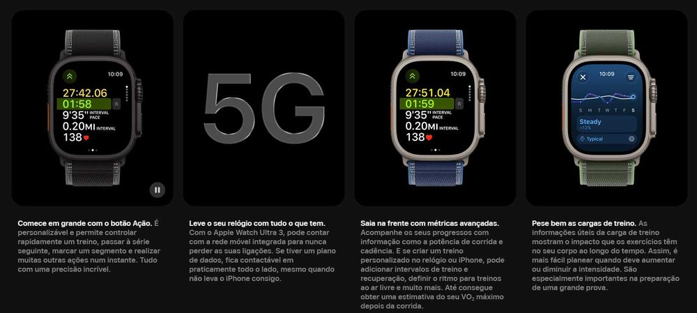 Apple Watch Ultra 3 GPS - NOVO SELADO