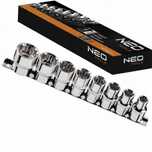 NEO TOOLS ZESTAW NASADKI SPLINE 1/2 ZESTAW 8 SZTUK 10-24MM LISTWA 08-651