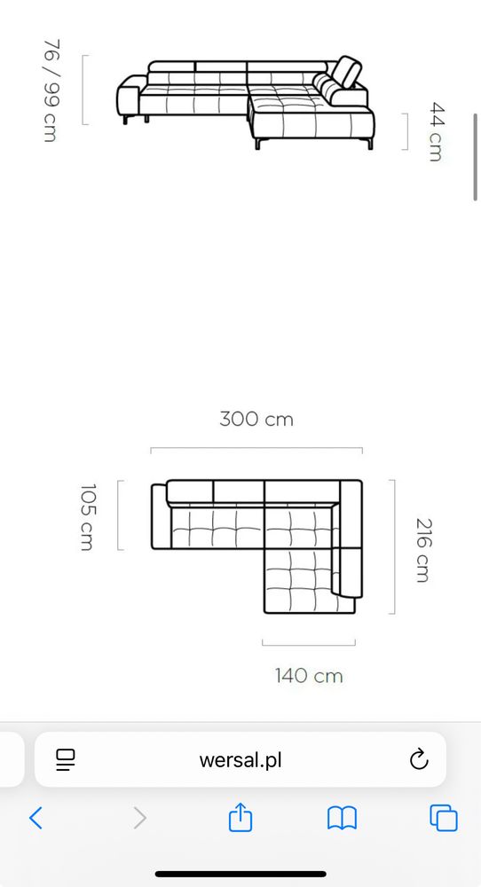 Narożnik PLAZA L z elektrycznym wysuwaniem sofa kanapa rogówka wersalk
