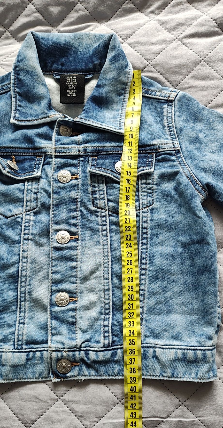 Katana jeansowa chłopięca H&M rozmiar 104