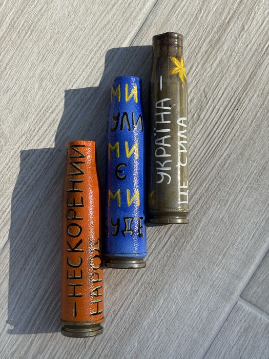 Розписана вручну гільза | Унікальний декор та сувенір