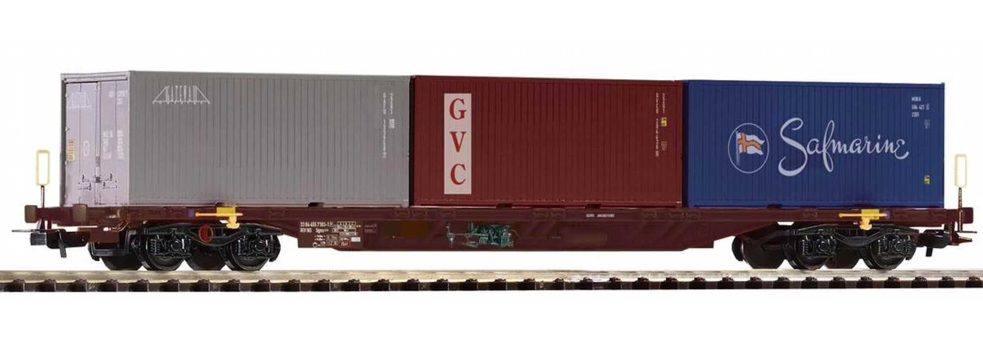 Wagon Towarowy Platforma, Sgnss NS VI H0 Piko 54683