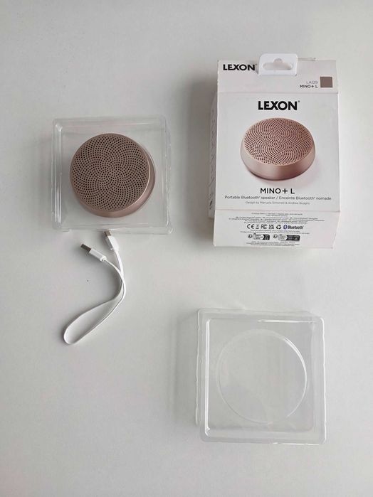 Nowy Lexon Mini +L przenośny głośnik Bluetooth Aluminium piękny róż
