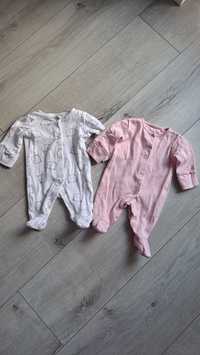 Next Pajac pajacyk rampers piżama piżamka komplet śpiochy 50cm noworod