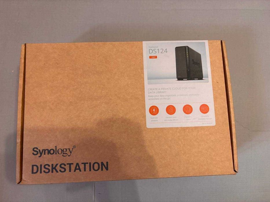 NAS Synology DS124 НЕСПРАВНИЙ на зачастини або на відновлення